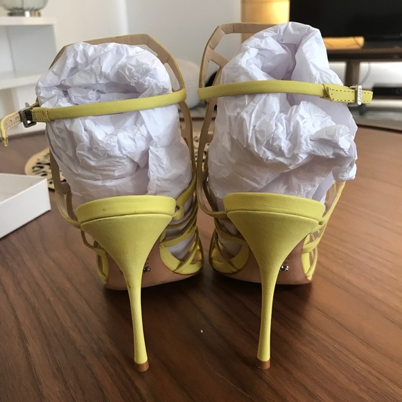 Schutz yellow heels EU41 fit US9/9.5 - Picture 6 of 7